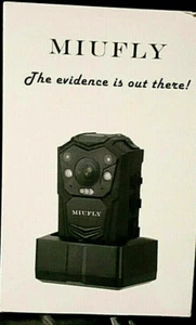 Miufly 1296p HD Polizei Körperkamera Strafverfolgung 2" Display 64GB Speicher - Bild 1 von 1