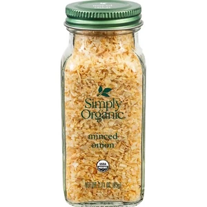 Certified Organic Minced White Onion, 2.21-Ounce Jar, Warm, Sweet, Salty Flavor - Picture 1 of 6