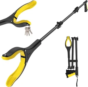 Herramienta de alcance de agarre extra larga de 44 pulgadas, varilla de recogida plegable con fuerte (gratis - Imagen 1 de 9