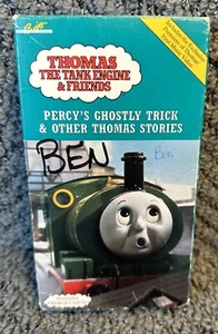 Thomas The Tank Engine & Friends Percy’s Ghostly Trick VHS Video Tape Train RARE - Picture 1 of 6