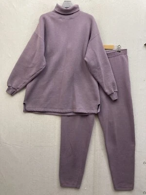 Pro Spirit Select Sweatshirt Sweatpants Purple Turtleneck Vintage USA - Image 1 of 4