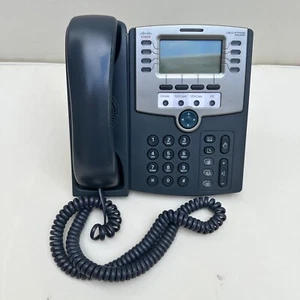 Cisco SPA509G 12 Line w/ Display IP Phone PoE & PC Port -USED- No Power Cord - Picture 1 of 7