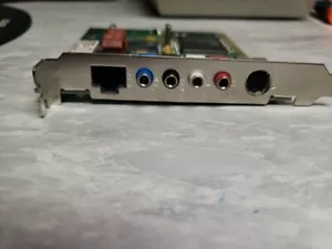 MWV238 3-in-1 PCI Network Modem Sound card & S-Video P/N: 697951-003 free ship - Picture 1 of 5