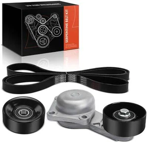 3Pcs Serpentine Belt Drive Component Kit for Ford F-150 02-03 Excursion 02-05 - Picture 1 of 8