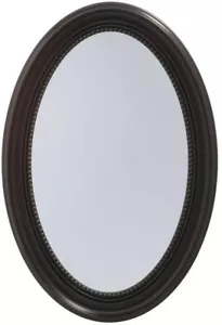 20 x 30 pollici Armadietto Medicinale Bagno Ovale Montaggio Superficiale Incasso Incorniciato Bronzo - Foto 1 di 3