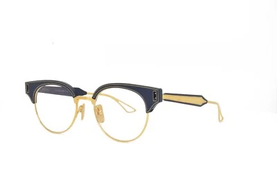 Nuevas Gafas Dita Brixa ROUND CAT EYE MATE AZUL MARINO DORADO DTX109-51-03A Foto 1 de 4