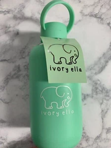Neu Elfenbein Ella Mint Silikon Trinkflasche - Bild 1 von 2