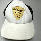 Vintage Warstic Batco Leather Patch Hat Cap SnapBack Johnny Battle USA Made