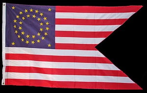 American Civil Indian War Custer Union Federal Cavalry Guidon Flag 5x3ft New - Picture 1 of 2