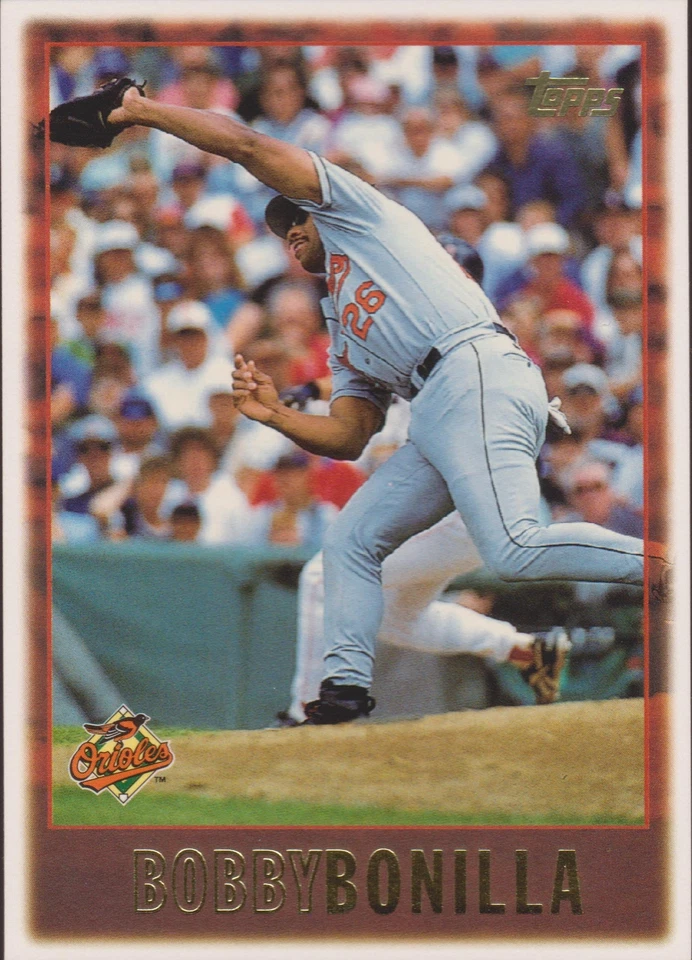 1997 Topps Bobby Bonilla #374 Baltimore Orioles Baseball - Image 1 of 1