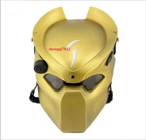 Cosplay Mask Alien VS. Predator Headgear Field Face Guard Halloween cosplay Prop - Picture 1 of 24