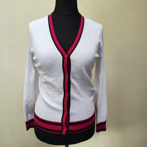 Cárdigan de golf Callaway para mujer con cuello en V en contraste en negro/rosa/blanco talla pequeña - Imagen 1 de 21