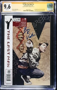 Y The Last Man #1 CGC SS 9.6 SIGNED Brian K. Vaughan DC 2002 Vertigo 1st Yorick - Bild 1 von 2