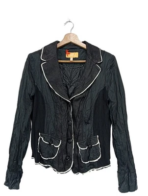 BIBA Blazer corto Mujeres Blazer Talla EU 42 negro look casual - Imagen 1 de 4