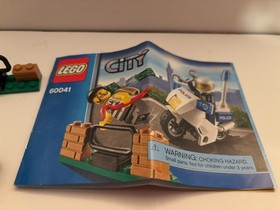 LEGO CITY: Crook Pursuit (60041) 100% Complete Used Excelent Condition