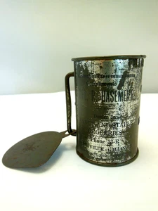 VTG COFFEE ADJUSTABLE MEASURING CUP ADVERTISING GEO. HASEMEIER NASHVILLE ILL. - Bild 1 von 13