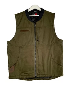Wrangler Riggs Workwear Weste Jacke Herren XLT grün robuste Schichten Arbeitsweste - Bild 1 von 10