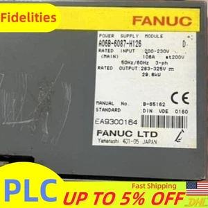 A06B-6087-H126 D FANUC Power Supply Module Removed  US Free TAX - Picture 1 of 11