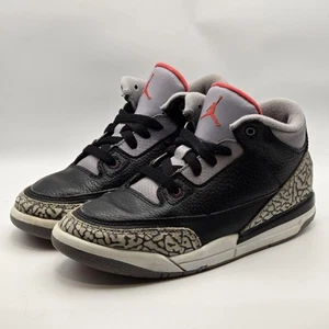 Size 3 (PS) - Jordan 3 Retro OG 2018 Mid Black Cement - Picture 1 of 8
