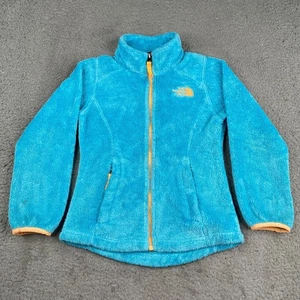 Giacca The North Face Osolita bambina XXS blu pile zip intera outdoor - Foto 1 di 13