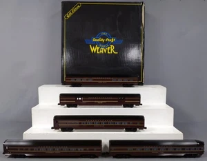Weaver O Gauge Pennsylvania Aluminum Passenger 5-Car Set - Gold Edition LN/Box - Picture 1 of 6