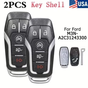 1-2, Key Fob, 5 Button, Keyless Entry Remote Control For Ford Exp, F Series PkUp - Picture 1 of 11