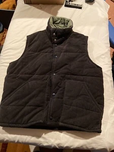Big Yank Sport About Vintage Corduroy Insulated Vest Snap Front - Picture 1 of 3