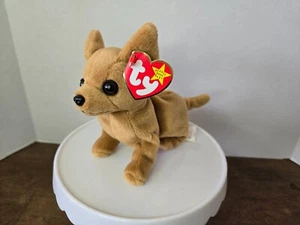 Tiny the Brown Chihuahua Puppy Dog TY Beanie Babies 1998 - Picture 1 of 9