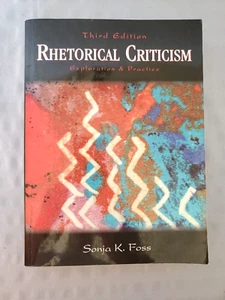 Rhetorical Criticism by Sonja K Foss - Paperback - Imagen 1 de 10
