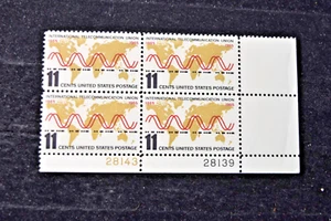 US 1965 11c AIRMAIL S 1274 PLATE BLOCK w # MNH - Picture 1 of 3