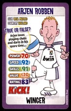 Kick! Magazine - Football Heroes Card (2008) Arjen Robben
