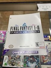 Final Fantasy I &II Nintendo Game Boy Advance GBA  Promotional Page