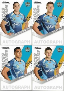 2018 NRL Traders Faces of the Game TITANS 4 Card Team Set - Picture 1 of 1