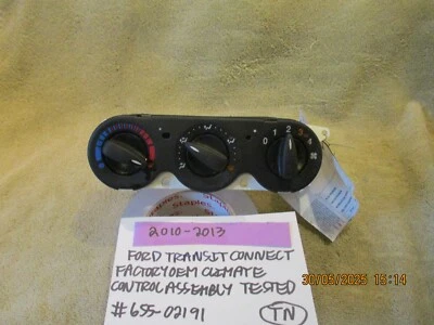 2010-2013 FORD TRANSIT CONNECT FACTORY OEM CLIMATE CONTROL TESTED # 655-02191 - Image 1 of 4