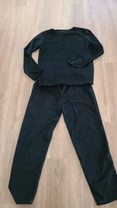 Black Bulldog Costumes Suit Shirt & Pants set Mascot Cosplay Halloween Party - Picture 1 of 5