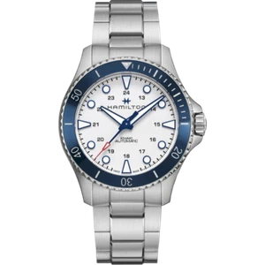 New Hamilton Khaki Navy Scuba Auto ST Steel White Dial Men's Watch H82505150 - Picture 1 of 4