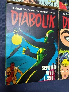 DIABOLIK anno XV (QUINDICESIMO) n. 18 EDICOLA 1976 - SEPOLTO VIVO! - Bild 1 von 11