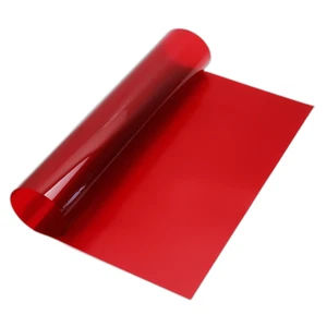 Ulano Rubylith Red Masking Film Sheet of 50x60cm 130 micron / 20x24" 0,005" NOS - Picture 1 of 6