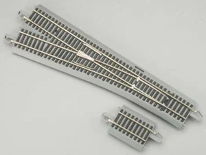 Bachmann E-Z Command Track #5 Left Turnout Nikel / Silver HO 44132 - Picture 1 of 1