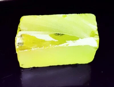 Gemma Sciolta 289,02 Ct Zircone Giallo Cambogiano Grezzo Certificato Gemma Tr... - Immagine 1 di 4