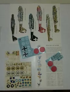 FIAT BR 20, CAPRONI 311,CANT Z 1007 BIS DECAL 1/72 ESCI E ITALERI PARZIALE - Foto 1 di 1