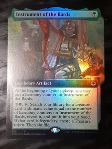 Instrument of the Bards Extended Art FOIL, Adventures, casi nuevo, Magic The Gathering, envío gratuito - Imagen 1 de 5