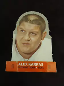 1968 Topps Stand-Ups Alex Karras Detroit Lions HOF NIEDRIGE QUALITÄT - Bild 1 von 2