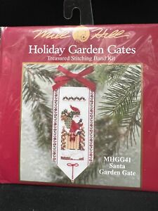 Mill Hill Cross Stitch Kit ~ Santa Garden Gate - MHGG41 - Holiday Garden Gates