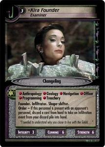 Star Trek CCG 2E Call To Arms Kira Founder, Examiner 3R159 - Picture 1 of 1