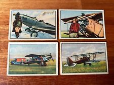 original 1930 German AIRPLANES tobacco cards group of 4 #18