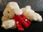 SOFT PLUSH LAMB I LOVE WALES FROM PENDRAGON RED SCARF