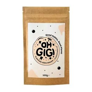 New ohGiGi Organic Tooth Powder Flavour Free Brush + Hydroxyapatite 100g Refill - Picture 1 of 2