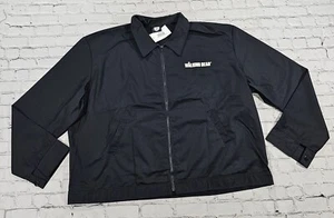 The Walking Dead Winged Mechanic Jacket Black Coat AMC Zip Up MENS SIZE 5XL - Picture 1 of 7