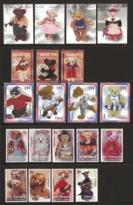 967: TEDDY BEAR: Collection, different countries - Image 1 of 4